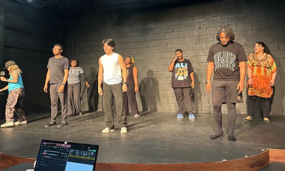 Rehearsal of Once on This Island at Limelight