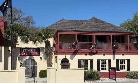 The exterior of the Pirate and Treasure Museum on St. Agustine's Bayfront