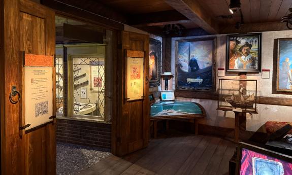 Information about pirates on display at this museum