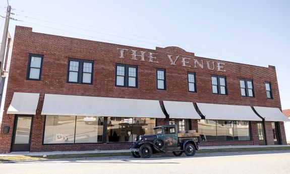 The exterior of The Venue on Hastings Main Street