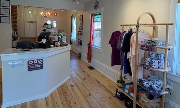 The interior of the new Witty Whisker Cat Cafe