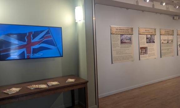 The exhibit at the Governor's House starts with a video about this period in St. Augustine's history.