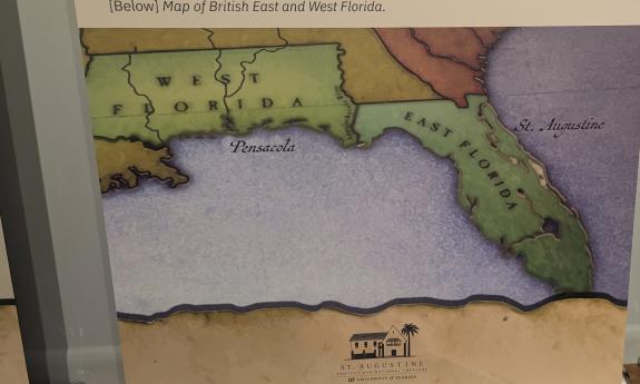 West Florida and East Florida were both under British Rule when the Revolutionary War broke out