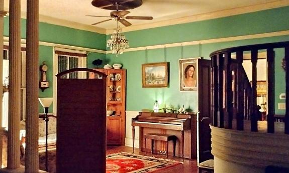 A parlor in the Haunted Barbour House in West King 