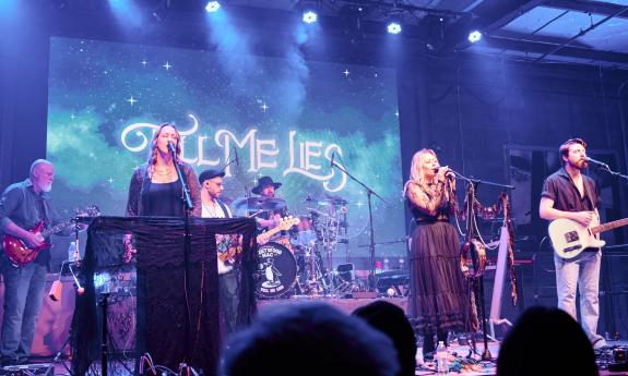 The band Tell Me Lies on stage