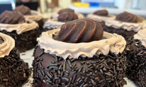 A Greek chocolate pastry