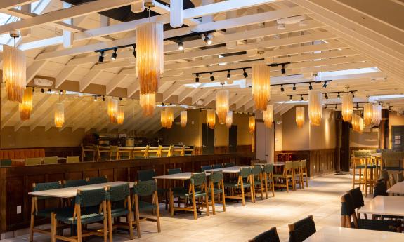The interior of Pepper's Cantina