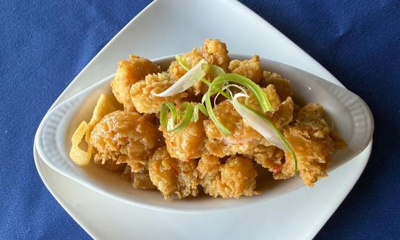 The Thai bangin' shrimp plate