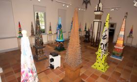 The Obelisk Art 450 exhibit at the Crisp-Ellert Art Museum.
