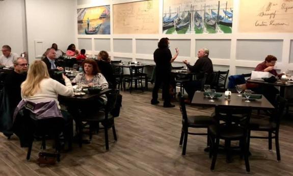 Inside Al Dente's Ristorante Italiano in St. Johns, FL