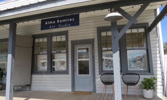 The Alma Ramirez Gallery in historic Lincolnville