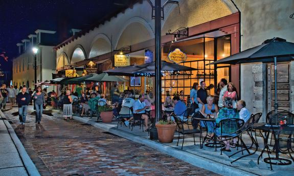 Aviles Street has some nice restaurants and galleries for shopping and dining.