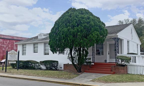 The exterior of the ACCORD Civil Rights Museum, which is housed within the Rudcarlie Building in St. Augustine, Florida.