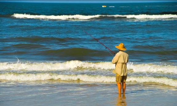 Fishing in St. Augustine, Florida (photo courtesy of floridashistoriccoast.com)