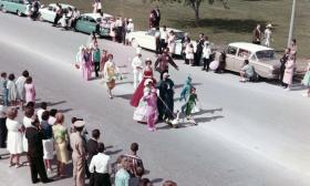 The St. Augustine Easter Parade has attracted onlookers for more than 50 years.