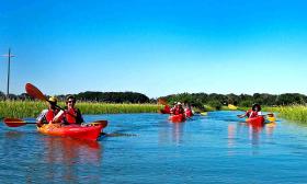 St. Augustine Eco Tours offers kayaking adventures. Photo courtesy of St. Augustine Eco Tours.