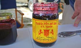 Datil jams and jellies sold by Picnick's at the Old City Farmer's Market.