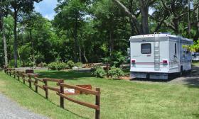 Pellicer Creek RV Park gives its visitors private access to the creek for canoing and fishing.