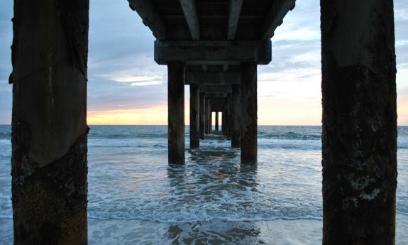 St. Augustine Beach Pier Sunrise