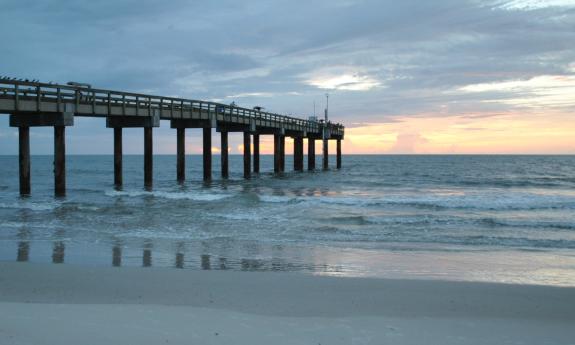 St. Augustine Beach Pier Sunrise