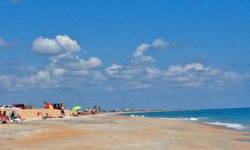 Vilano Beach is a great place to swim while visiting St. Augustine.