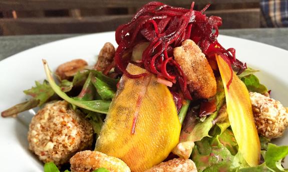Salad at Ice Plant Restaurant.