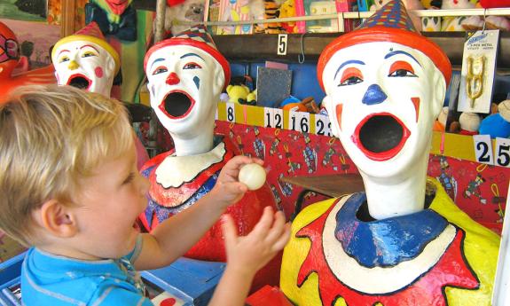 Kids can enjoy fun midway games, rides, and activities at the Cathedral Festival in St. Augustine.