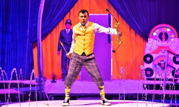 The Archer in Cirque Italia, coming to St. Augustine.