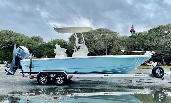 The Coastal Fishing Charters boat ready for a day on the St. Augustine waters.