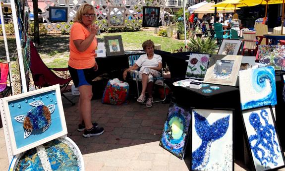 Visitors will find home made and hand made crafts of may different types a the Southern Creatives Bazaar in St. Augustine.