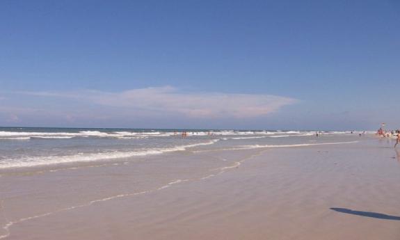 Crescent Beach in St. Johns County, Florida. 