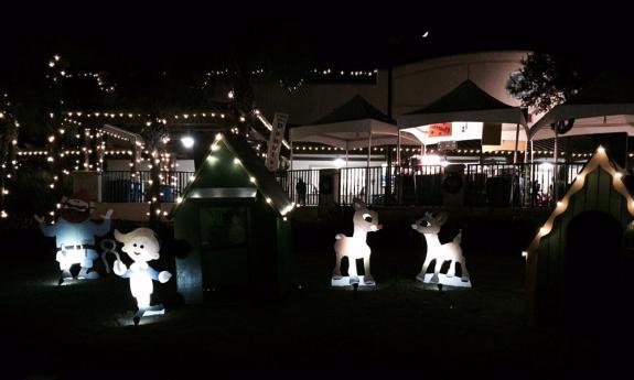 The Elf Village at the St. Augustine Amphitheatre during the month-long celebration, "A December to Remember."