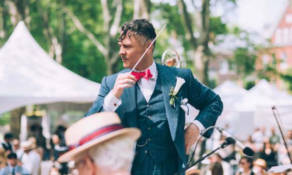 Michael Aranella and The Dreamland Orchestra will provide musical entertainment.