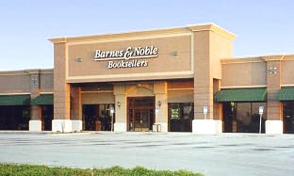 The exterior of the Barnes & Noble building