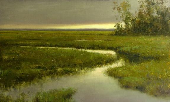 Evening on the Salt Marsh by Matthew J. Cutter. Photo courtesy of www.cutterandcutter.com.