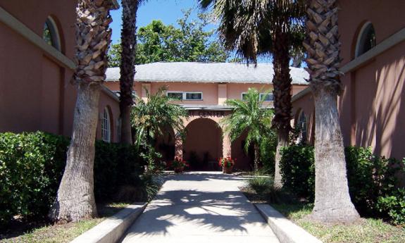 St. Augustine Association entrance on Marine Street. 