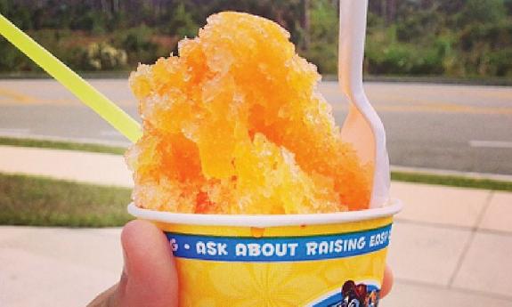 Kona Ice of Jax dessert! 