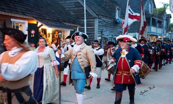 Colonial Grand Muster and Torchlight Parade