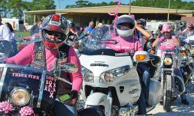 The Think Pink October Motorcycle Ride and event raises funds for Unity Outreach.