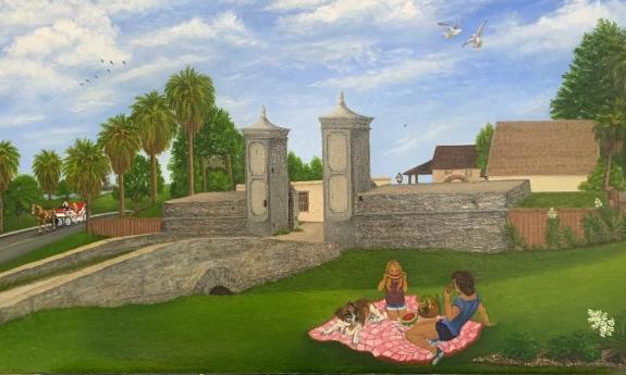 Painting by Minorcan artist Barbara McCarl Acosta