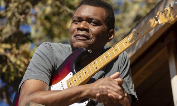 Robert Cray and his guitar.