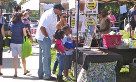 Fathers and children will find plenty of fun activities at the Lincolnville Farmers Market.