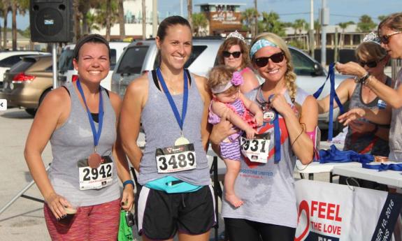 The annual Feel the Love 5K in St. Augustine Beach raises money for local charity St. Augustine United.