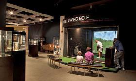 World Golf Hall of Fame exhibits.