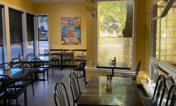 The interior of Gypsy Cab was renovated in 2021 creating a welcoming spot in St. Augustine.