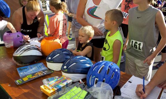 The Jail Break 5K Halloween event includes a bike rodeo for the kids.