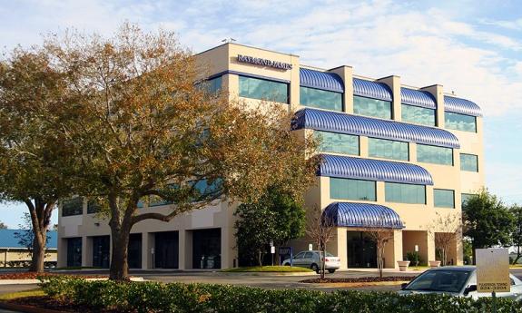 The exterior of the Ameris Bank building