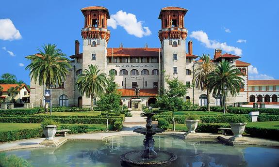 The Lightner Museum is housed in the former Alcazar Hotel in St. Augustine, Florida.