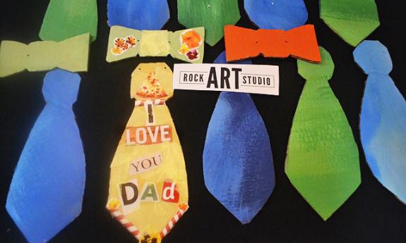 Father's Day crafts will be provided by Rock Art Studio.