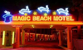 Magic Beach Motel entrance 